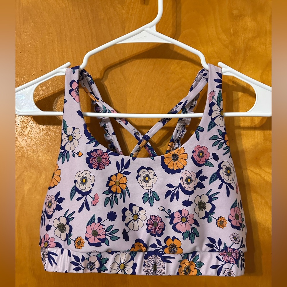 BECCA floral workout set